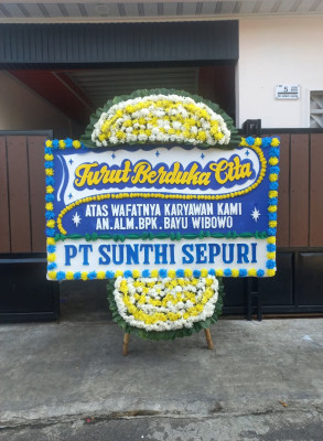 Papan Bunga Duka di Pegambiran